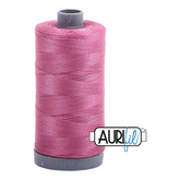 Aurifil Mako 28wt Cotton 750 m 820 yd. spool - 2452 Dusty Rose